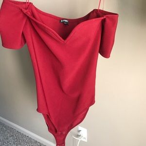 Off the shoulder EXPRESS body suit